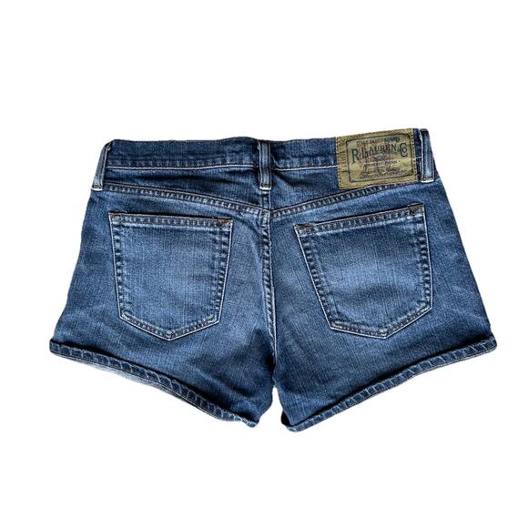 Vintage Women’s Ralph Lauren Sport Blue Denim Jean Shorts Size 2 - Picture 4 of 4
